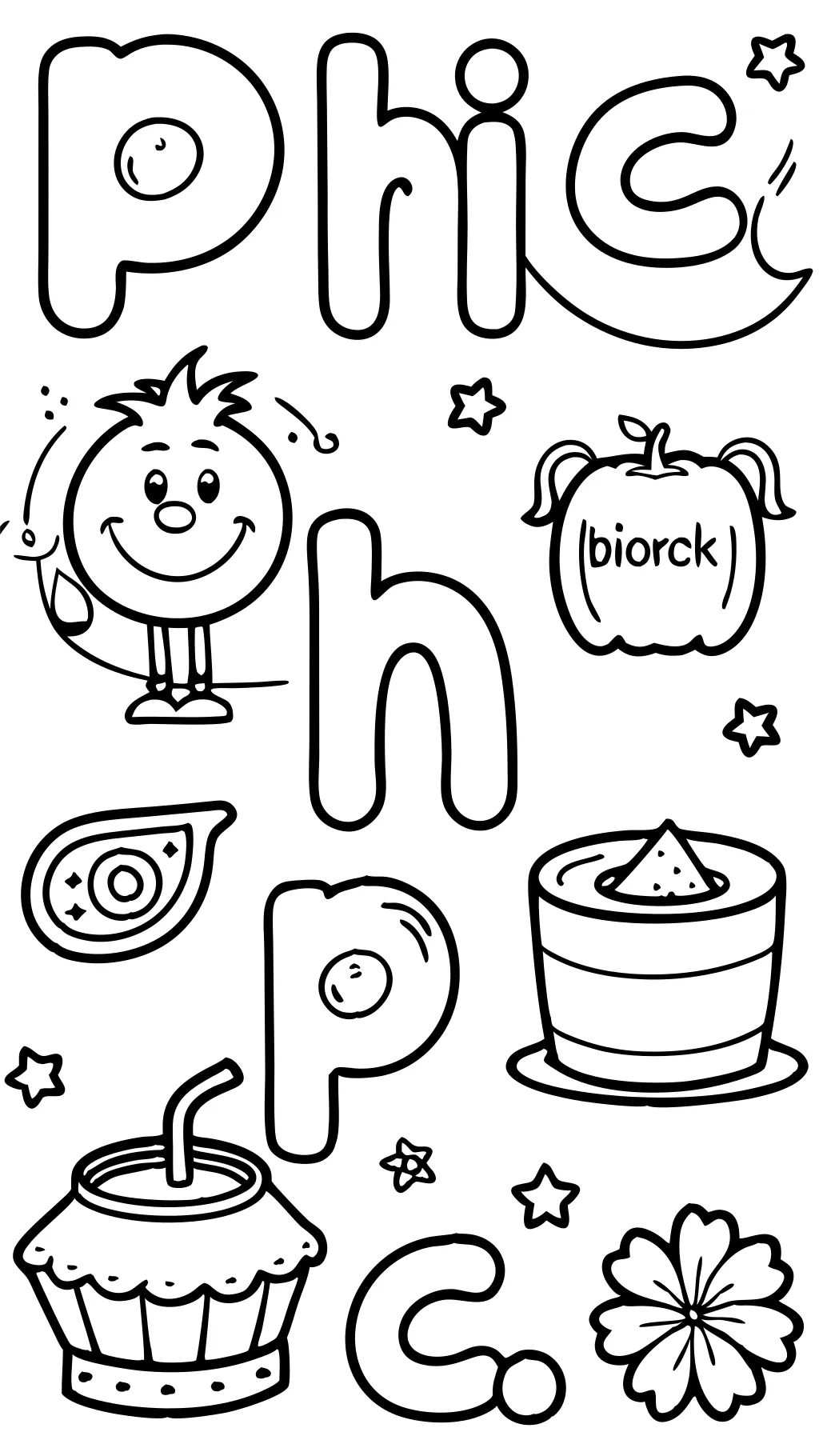 phonics coloring pages